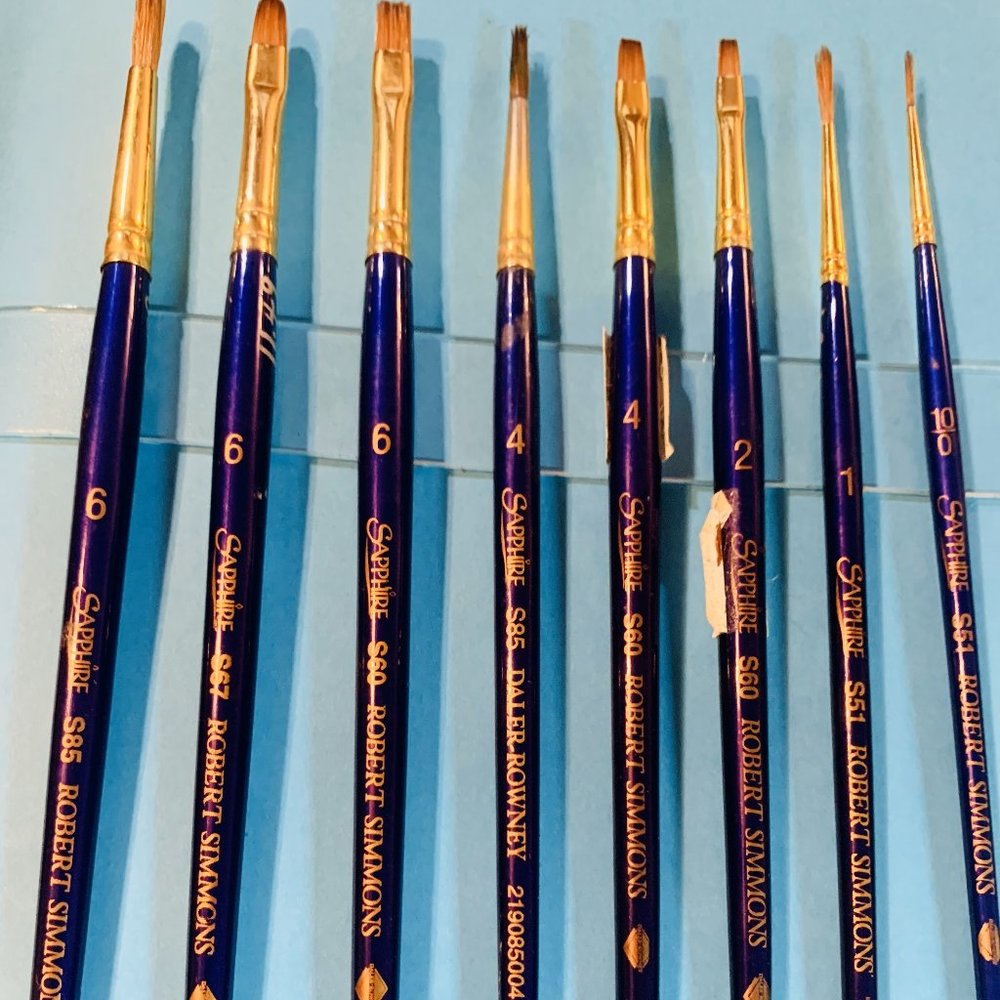 Robert Simmons "Sapphire series" various size set